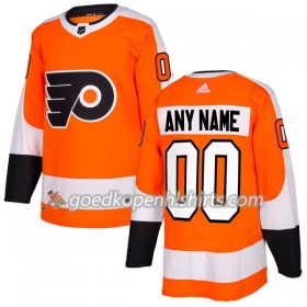 Philadelphia Flyers Custom Adidas 2017-2018 Oranje Authentic Shirt - Mannen